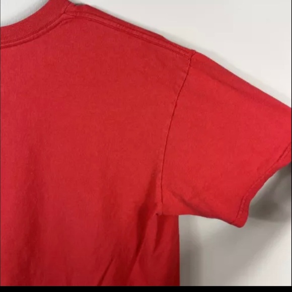Cleveland Indians Chief Wahoo AL Red TShirt Sz M MLB Genuine Merchandise - Picture 8 of 8